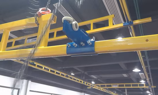 Sistema europeo de grúa ligera de estructura flexible
